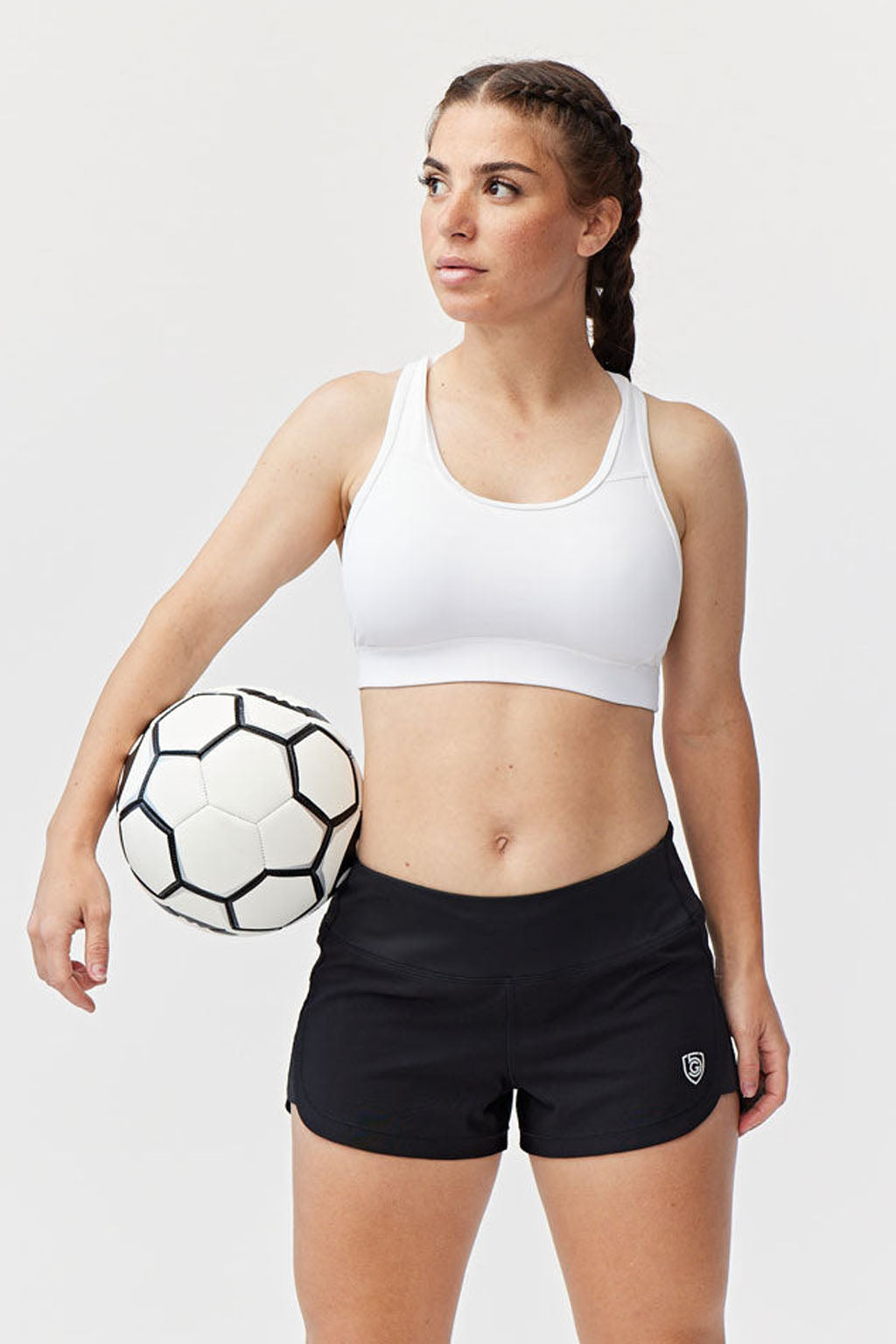 Shorts de entrenamiento rápidos y sin ataduras para mujer