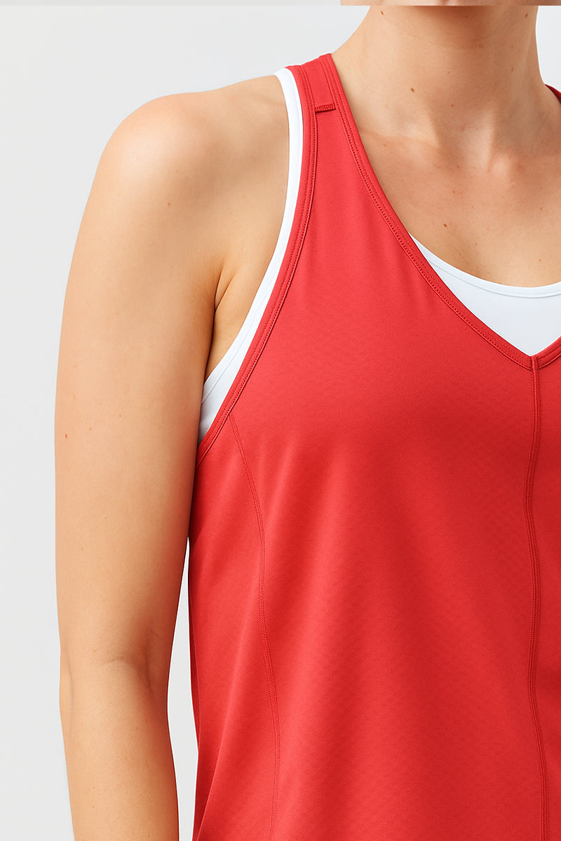 Camiseta de tirantes con malla para mí